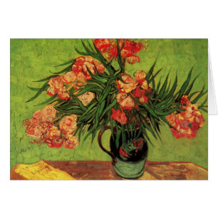 Vase mit Oleander und Büchern von Vincent van Gogh