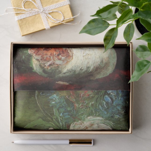 Vase mit Peonys von Vincent van Gogh Seidenpapier (Geschenk)