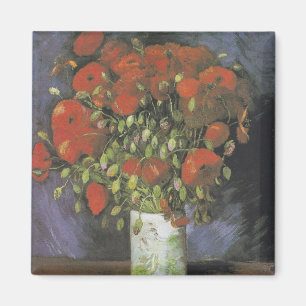 Vase mit Red Poppies Vincent van Gogh Magnet