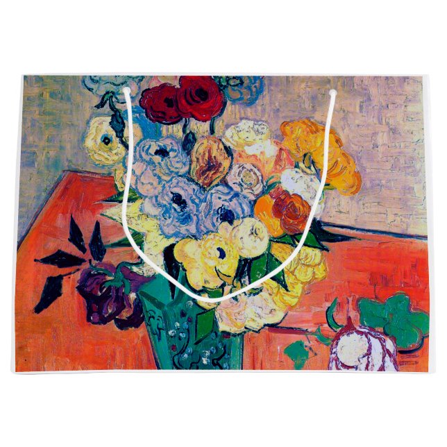 Vase mit Rose und Anemonen, Van Gogh Große Geschenktüte (Vorderseite)
