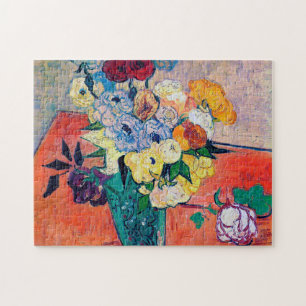 Vase mit Rose und Anemonen, Van Gogh Puzzle
