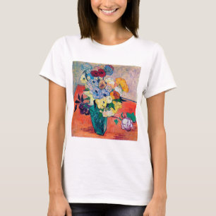 Vase mit Rose und Anemonen, Van Gogh T-Shirt