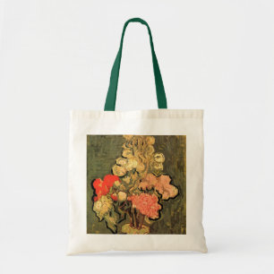 Vase mit Rosen-Mallows von Vincent van Gogh Tragetasche