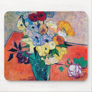 Vase mit Rosen und Anemonen, Van Gogh Mousepad