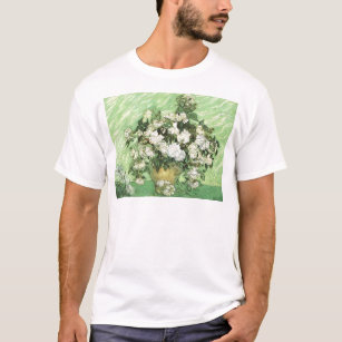 Vase mit Rosen - Van Gogh T-Shirt