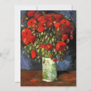 Vase mit roten Mohnblumen Vincent van Gogh.
