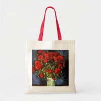 Vase mit roten Mohnblumen von Vincent van Gogh