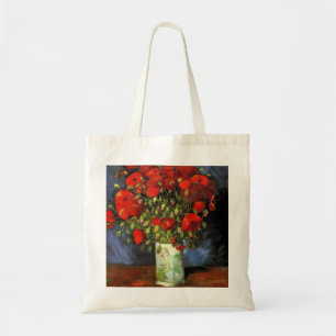 Vase mit roten Mohnblumen von Vincent Van Gogh Tragetasche