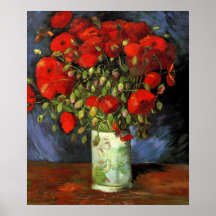 Vase mit Roten Pfefferlingen von Vincent Van Gogh