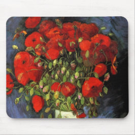 Vase mit roten Pflücken von Vincent van Gogh Mousepad
