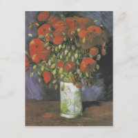Vase mit roten Pflücken von Vincent van Gogh