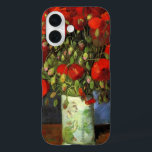 Vase mit roten Poppies | Vincent van Gogh iPhone 16 Hülle<br><div class="desc">Vase with Red Poppies von Vincent van Gogh ist ein faszinierendes Stillleben-Gemälde, das die lebendige Verwendung von Farbe und expressivem Pinsel durch den Künstler unterstreicht. Das Gemälde enthält eine einfache Ohrenvase, gefüllt mit fett-, krummen Mohn, Set vor einem texturierten, gedämpften Hintergrund. Der Kontrast zwischen den lebhaften Blume und der gedämpften...</div>
