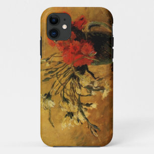 Vase mit roten und weißen Nelken, van Gogh Case-Mate iPhone Hülle