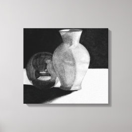 Vase mit Sphere Leinwanddruck