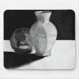 Vase mit Sphere Mousepad