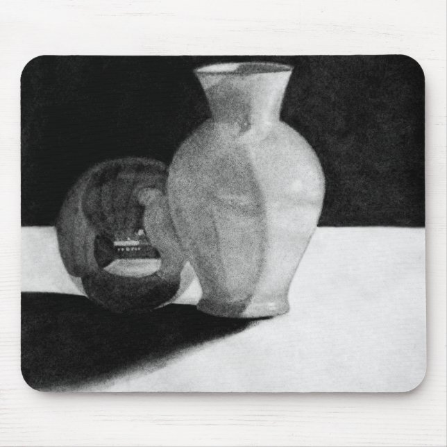 Vase mit Sphere Mousepad (Vorne)