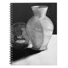 Vase mit Sphere Notizblock