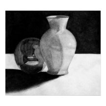 Vase mit Sphere