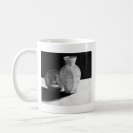 Vase mit Sphere Tasse