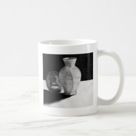 Vase mit Sphere Tasse