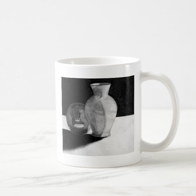 Vase mit Sphere Tasse (Rechts)