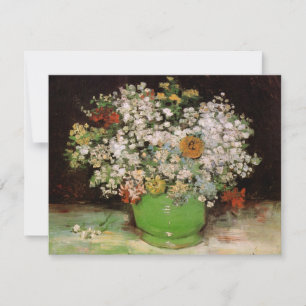 Vase mit Zinnia-Blume von Vincent van Gogh