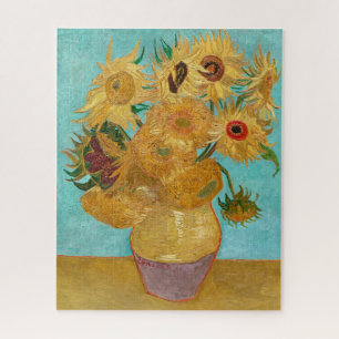 Vase mit zwölf Sonnenblumen Van Gogh Puzzle