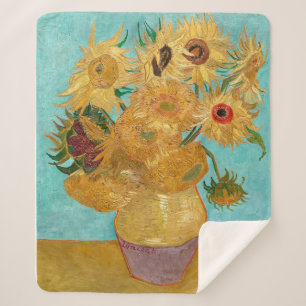 Vase mit zwölf Sonnenblumen   Van Gogh   Sherpadecke