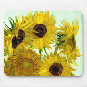 Vase mit zwölf Sonnenblumen, Van- Goghschöne Kun Mousepad