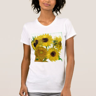 Vase mit zwölf Sonnenblumen, Van- Goghschöne Kun T-Shirt