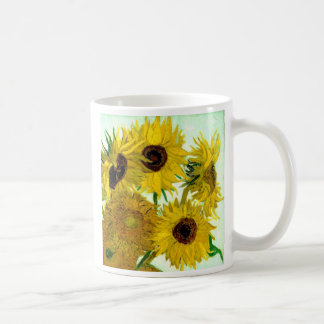 Vase mit zwölf Sonnenblumen, Van- Goghschöne Kunst Kaffeetasse