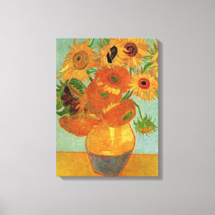 Vase mit zwölf Sonnenblumen Vincent van Gogh. Leinwanddruck