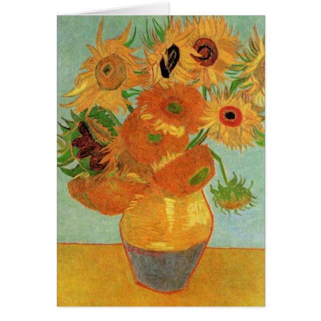 Vase mit zwölf Sonnenblumen von Vincent van Gogh (Vorne)