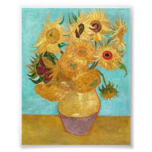 Vase mit zwölf Sonnenblumen von Vincent Van Gogh Fotodruck