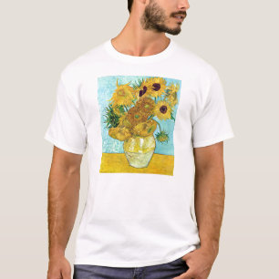 Vase mit zwölf Sonnenblumen von Vincent van Gogh T-Shirt