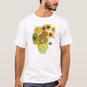 Vase mit zwölf Sonnenblumen von Vincent van Gogh T-Shirt
