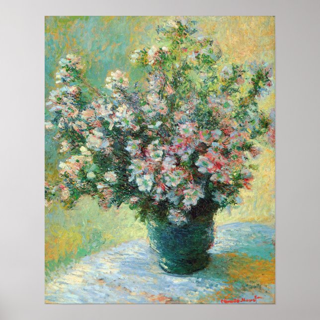Vase of Blume Fine Art Claude Monet Fine Art Poster (Vorne)