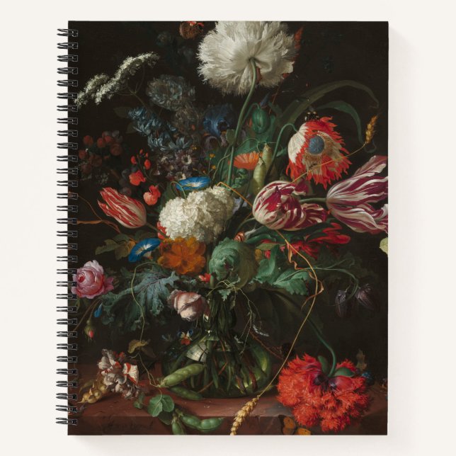 Vase of Blume - Jan Davidsz. de Heem Notizbuch (Vorderseite)