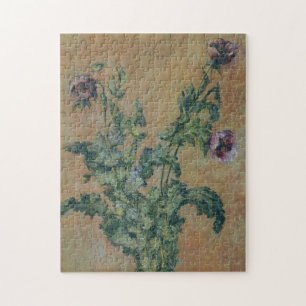 Vase of Poppies Monet Fine Art Puzzle