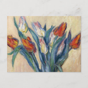 Vase of Tulips - Claude Monet Postkarte