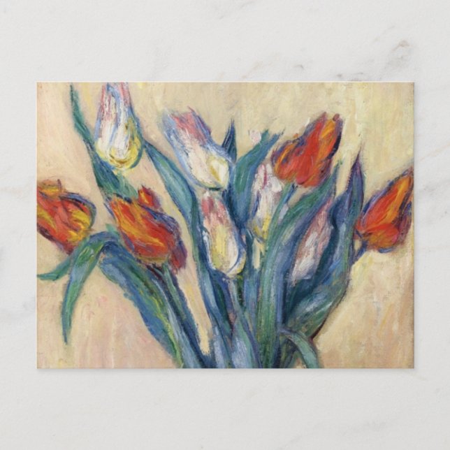 Vase of Tulips - Claude Monet Postkarte (Vorderseite)