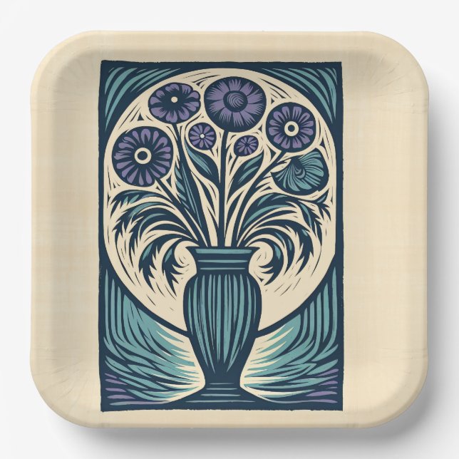 Vase Three Pappteller (Vorderseite)