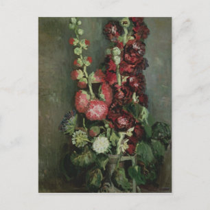 Vase Vincent van Goghs Hollyhocks, 1886 Postkarte