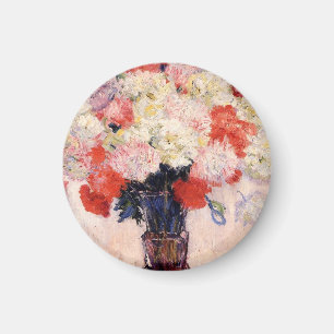 Vase von Peonies von Claude Monet Magnet