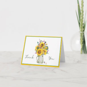 Vase von Sonnenblumen werfen Kissen Feiertagskarte