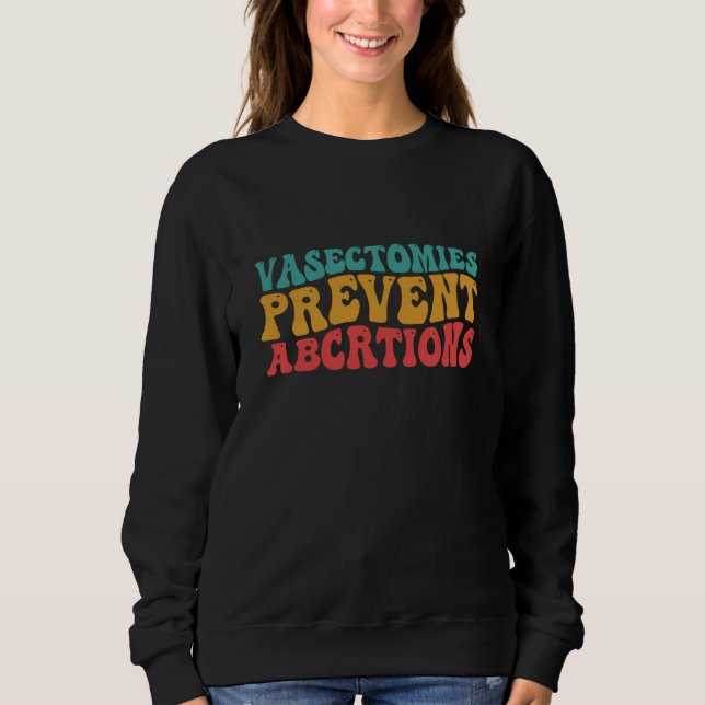 Vasectomies Hysterectomy Recovery Products Uterus Sweatshirt (Vorderseite)