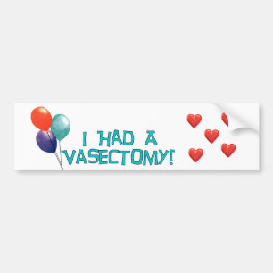 Vasectomy Autoaufkleber