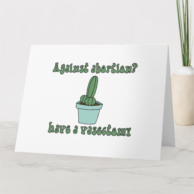 Vasektomie Karte (Vorderseite)