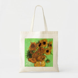 Vasemit zwölf Sonnenblumen von Vincent van Gogh Tragetasche