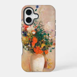 Vasenvase mit Blumen von Redon Post-Impressionismu iPhone 16 Hülle